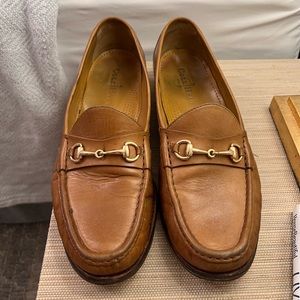 Cole Haan Tan Leather Kneeland Horse Bit Loafers Size 11.5